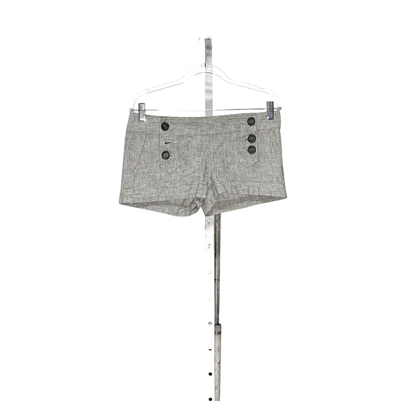 Express White Linen Sailor Shorts - Size 2 - Picture 1 of 4